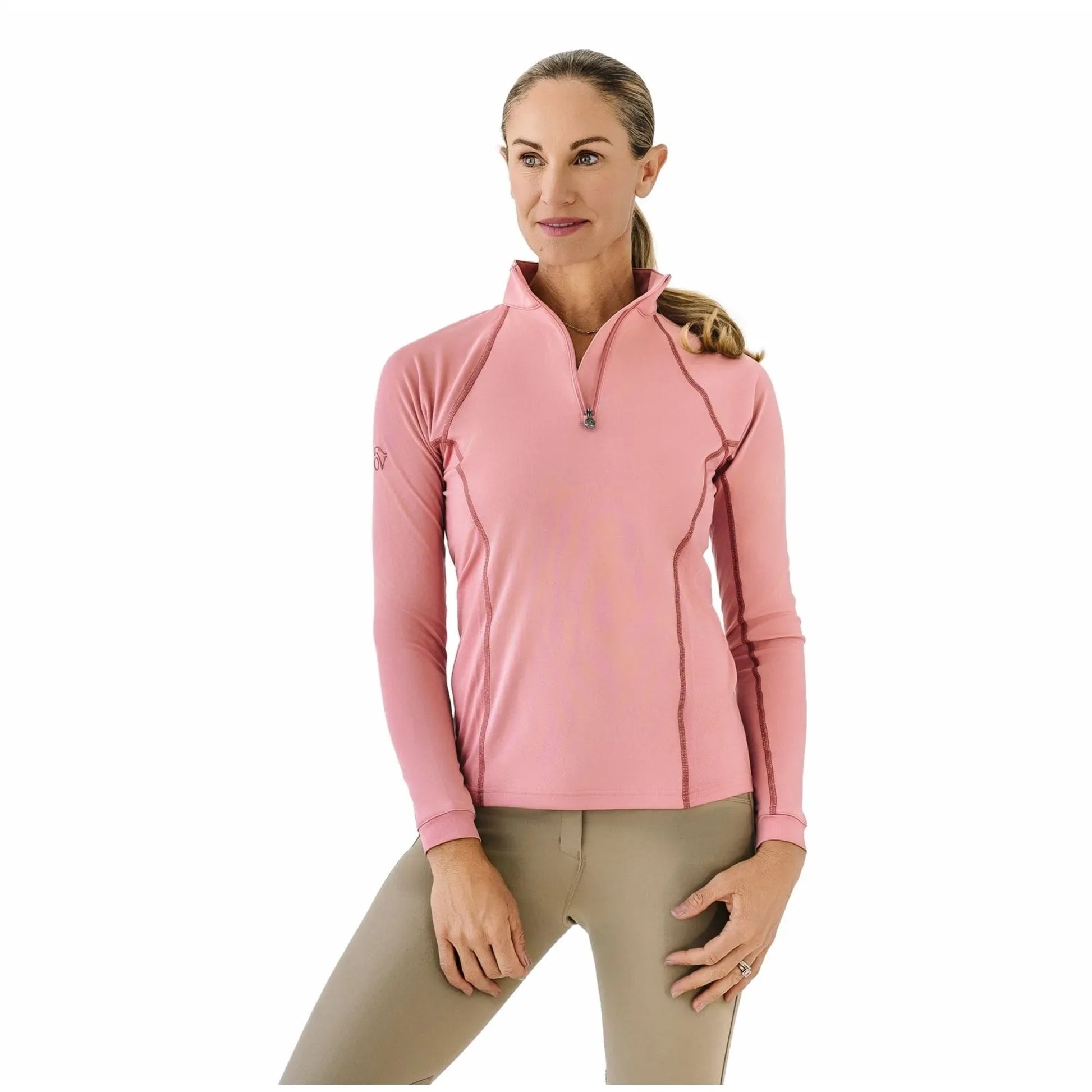 Ovation Ladies 1/4 Zip LS Sunshirt
