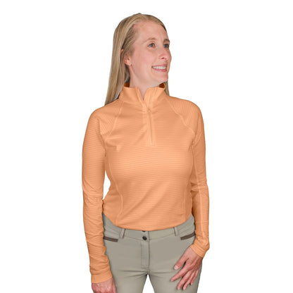 Ovation 1/4 Zip Textured SS Sunshirt