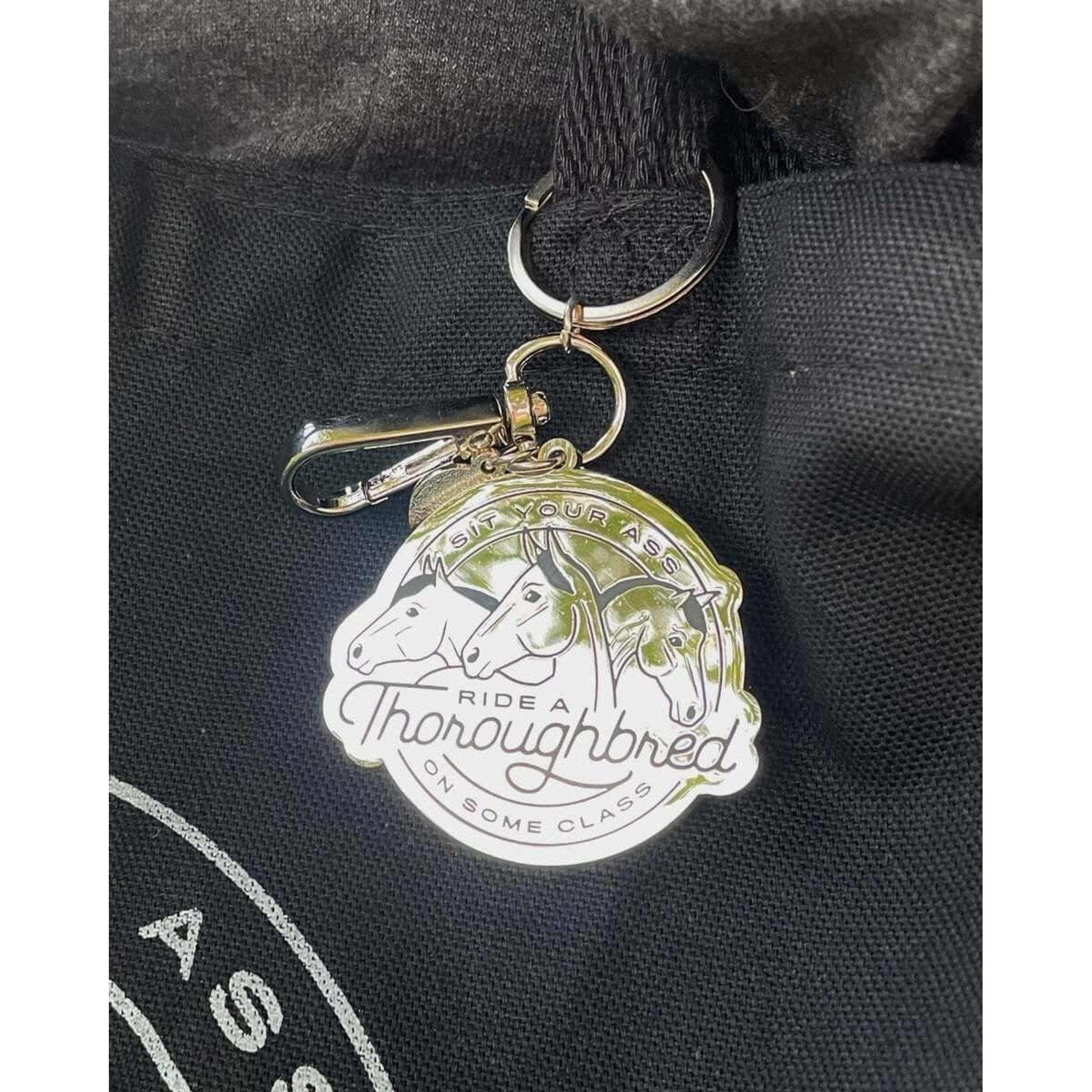 Dapplebay Ride A Thoroughbred Keychain