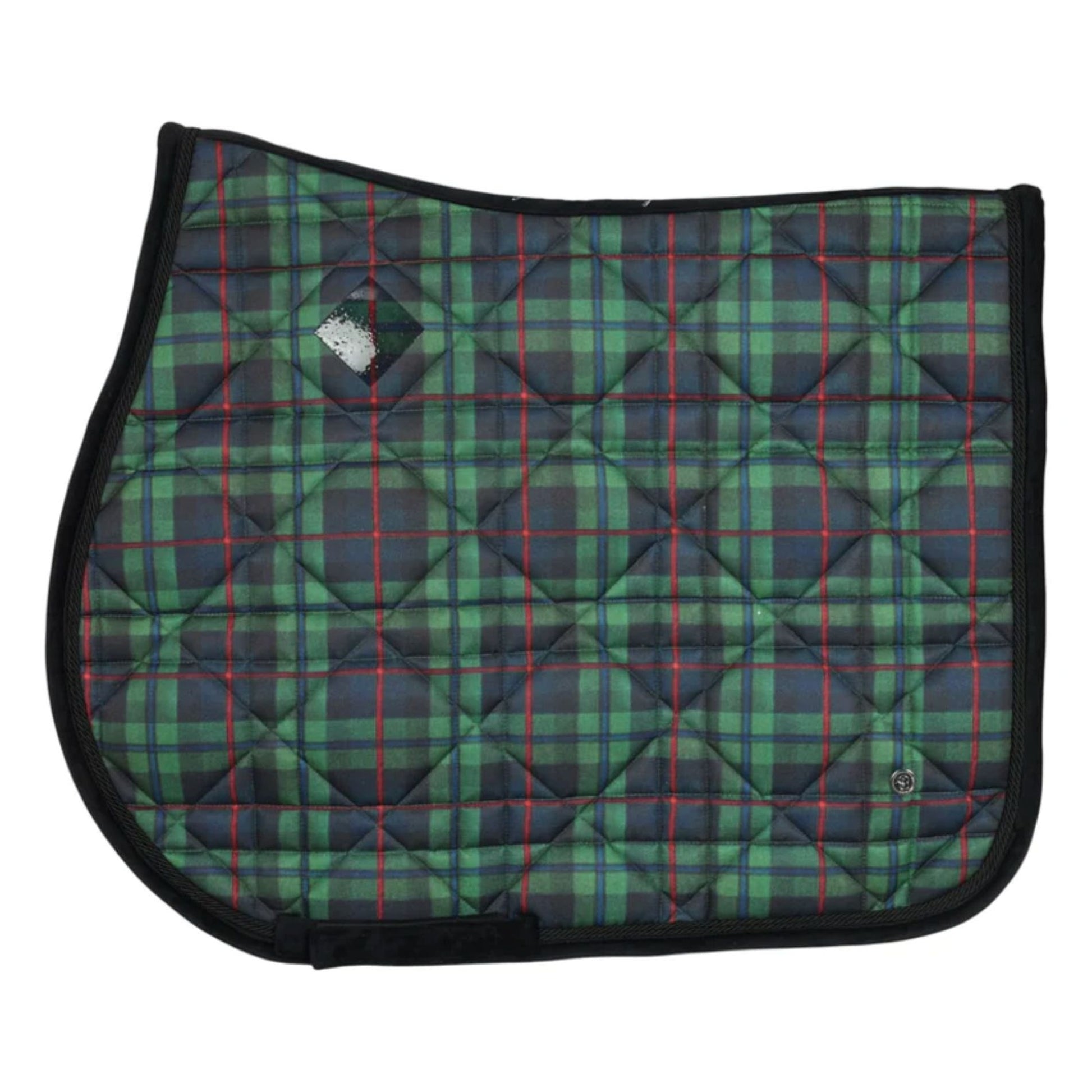 Dapplebay Holiday Plaid Jump Saddle Pad