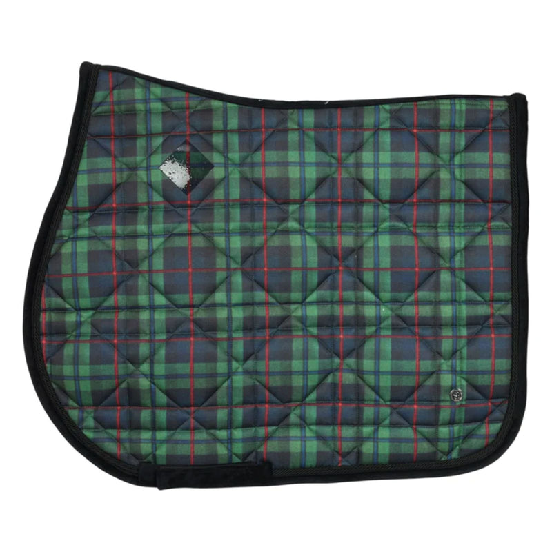 Dapplebay Holiday Plaid Jump Saddle Pad