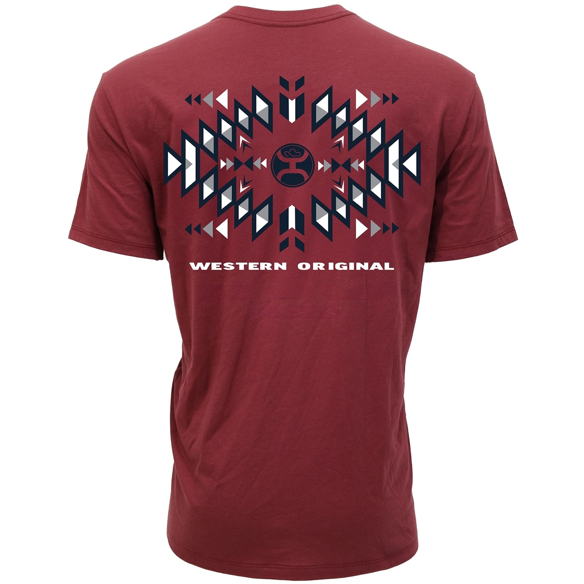 Hooey Mens Eldorado Cordovan Crew Neck Short Sleeve T-Shirt
