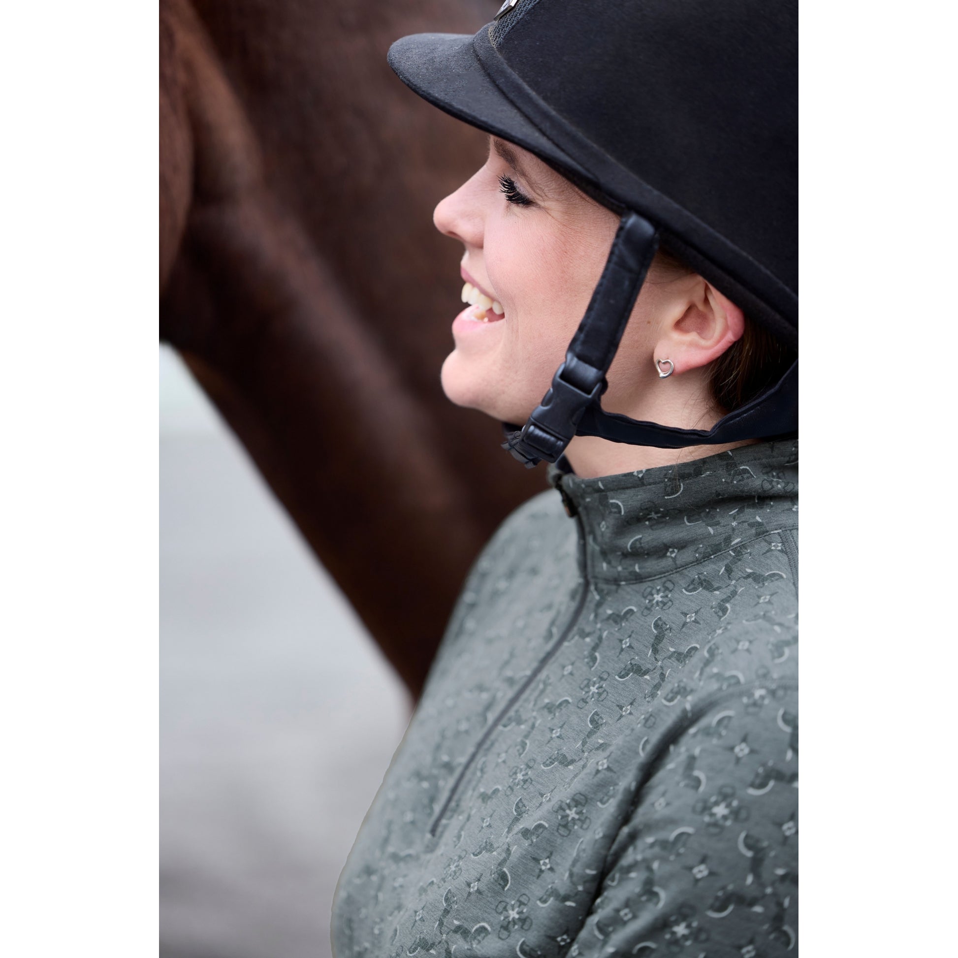 Kerrits Stable Temp Wool Qrt Zip Top