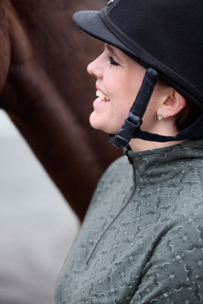 Kerrits Stable Temp Wool Qrt Zip Top