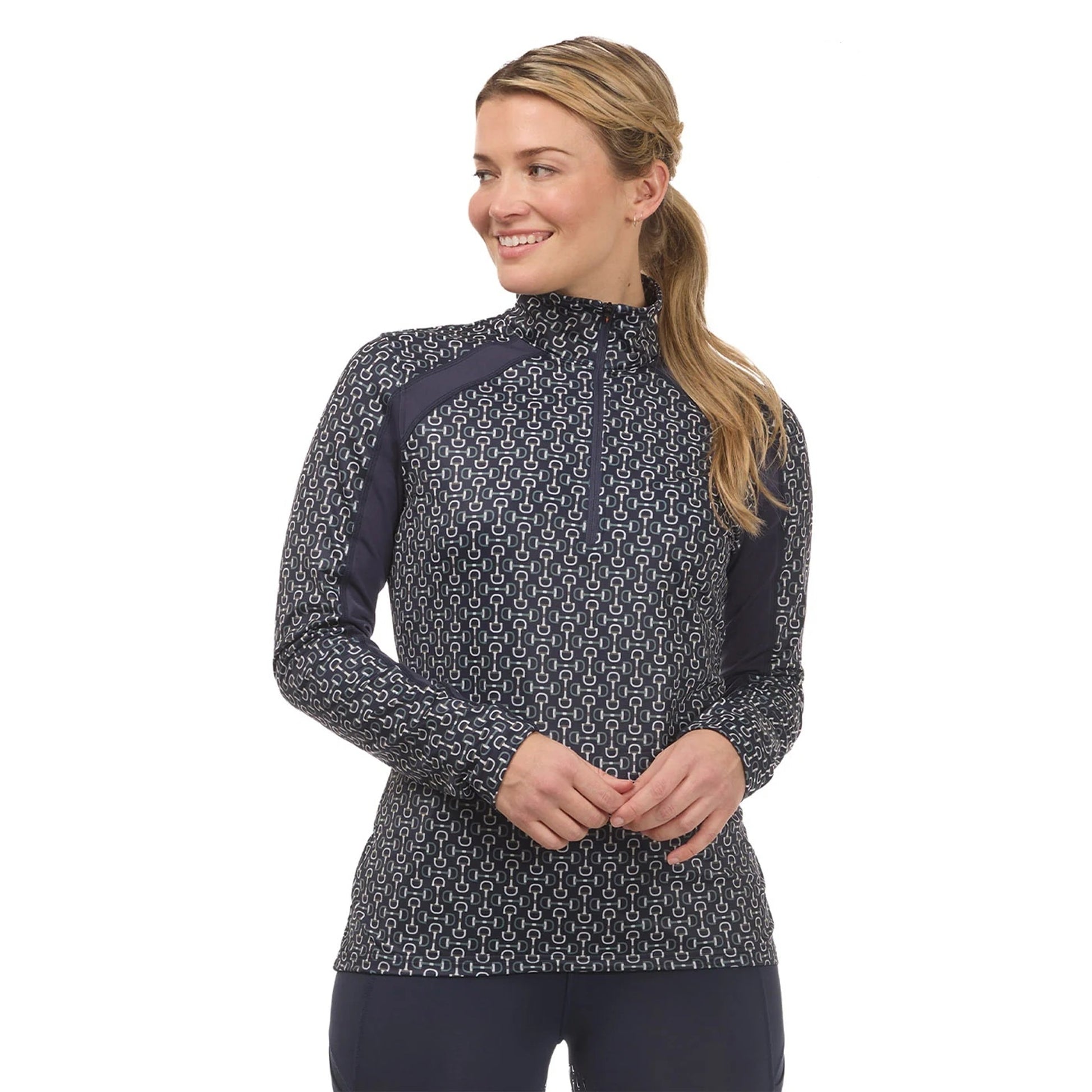 Kerrits 1st Q Zip Fleece Tech Top