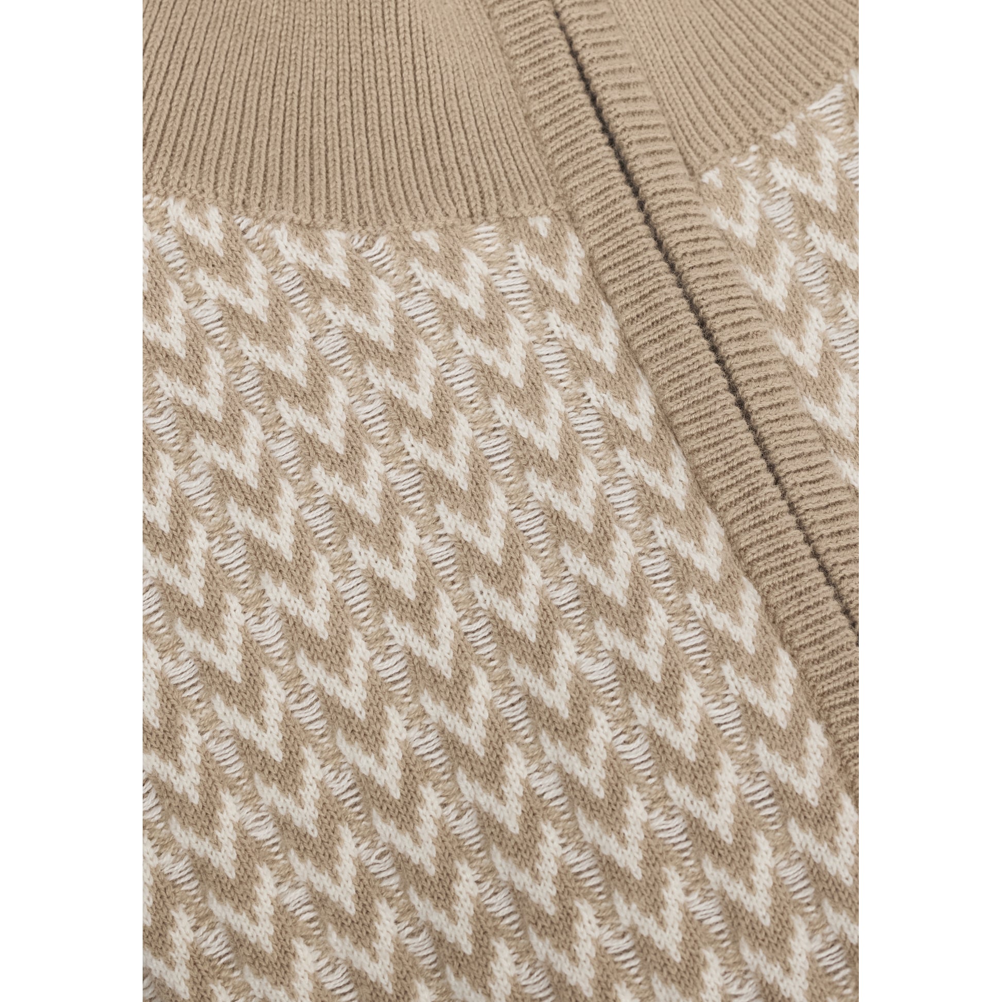 Kerrits Quarter Zip Herringbone Sweater