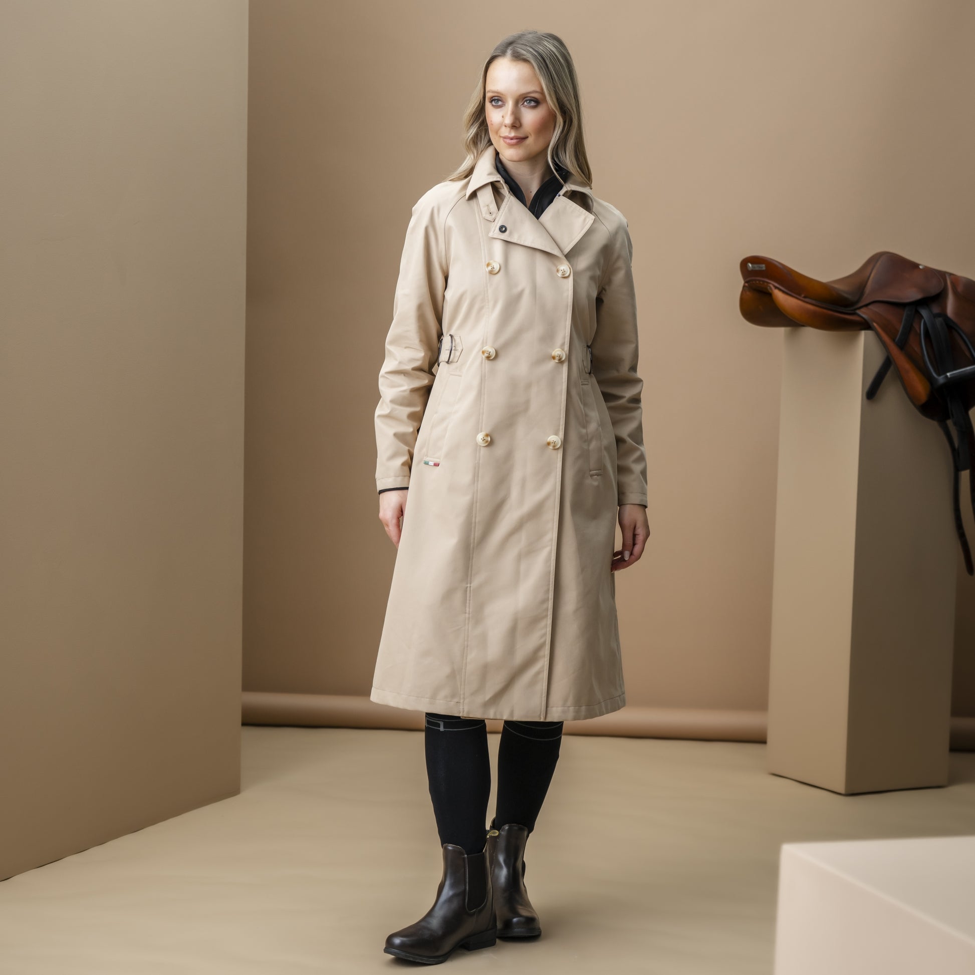 AA Ladies Isabella Riding Trench Coat