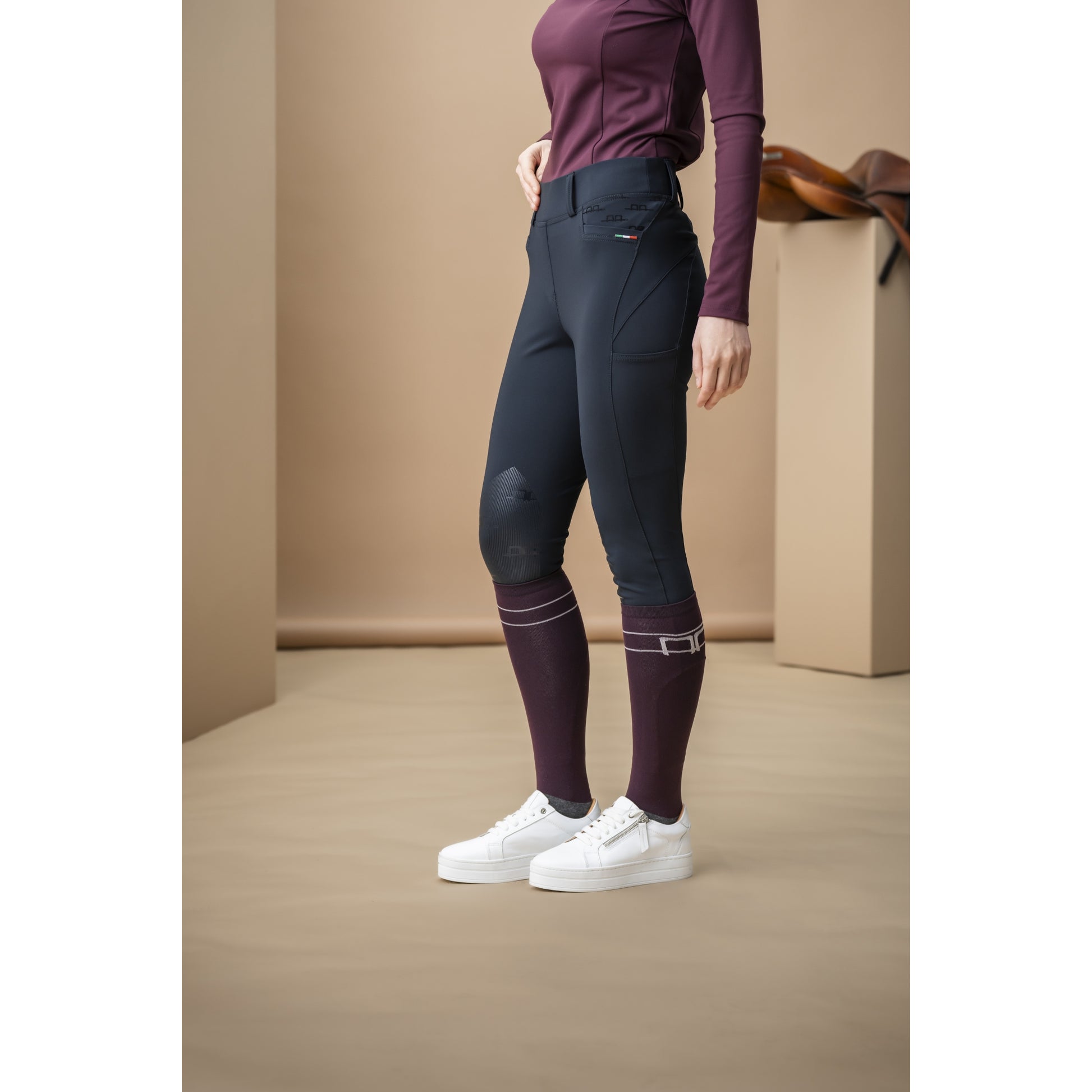 Alessandro Albanese Ladies Fina Knee Grip Hybrid Breeches