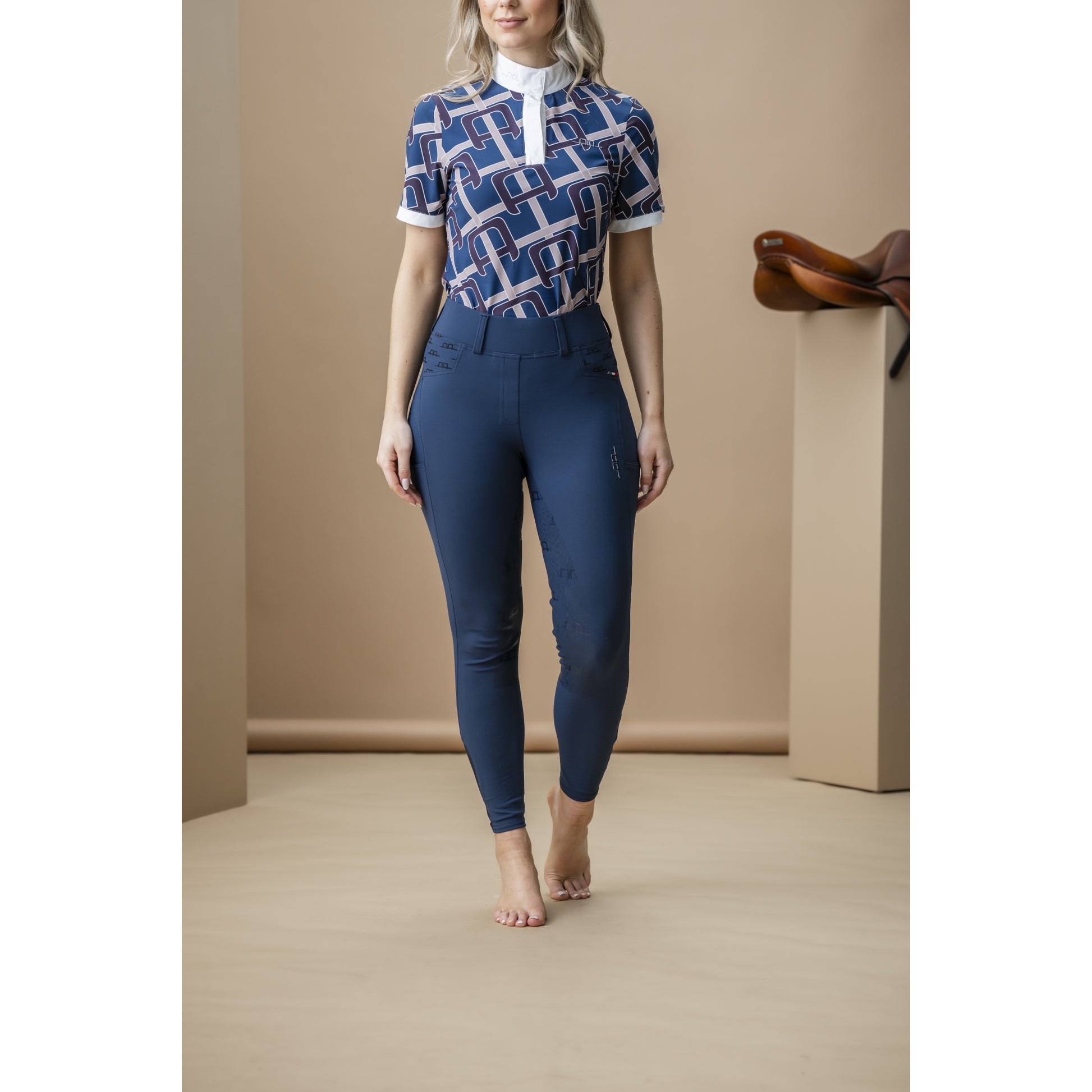 Alessandro Albanese Ladies Fina Knee Grip Hybrid Breeches