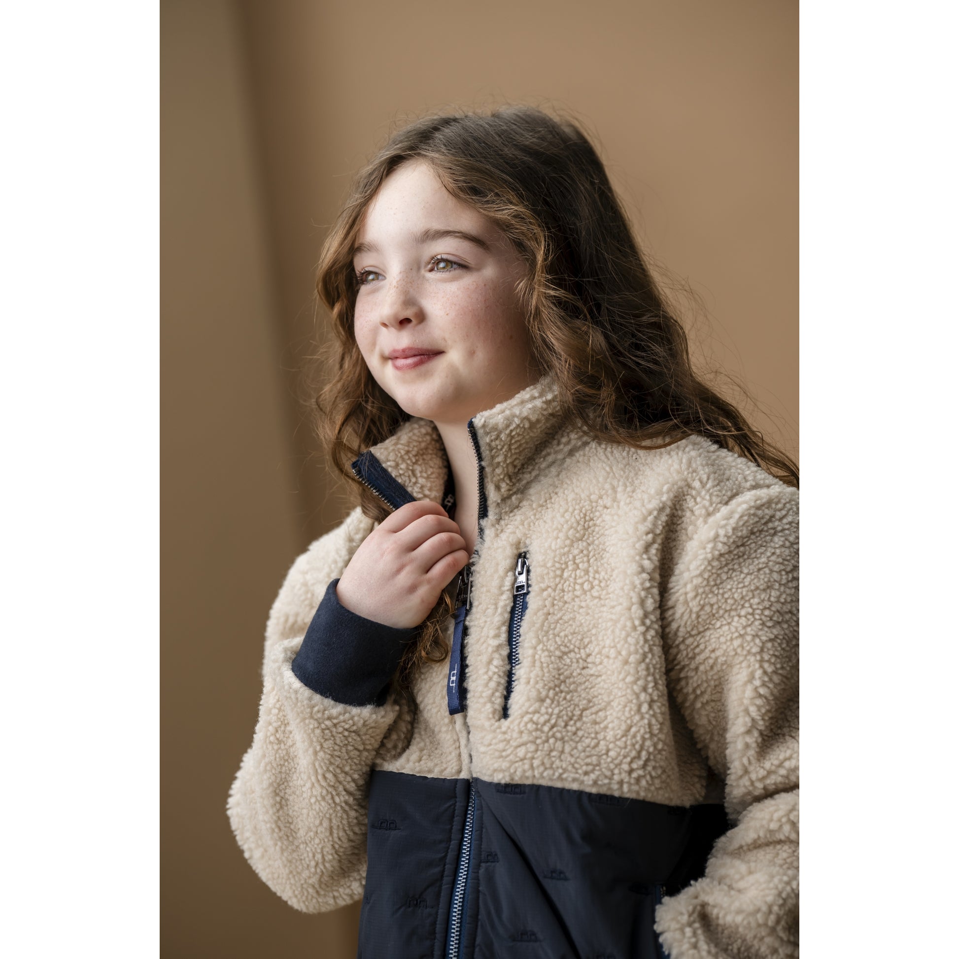 AA Kids Lori Zip Borg Fleece