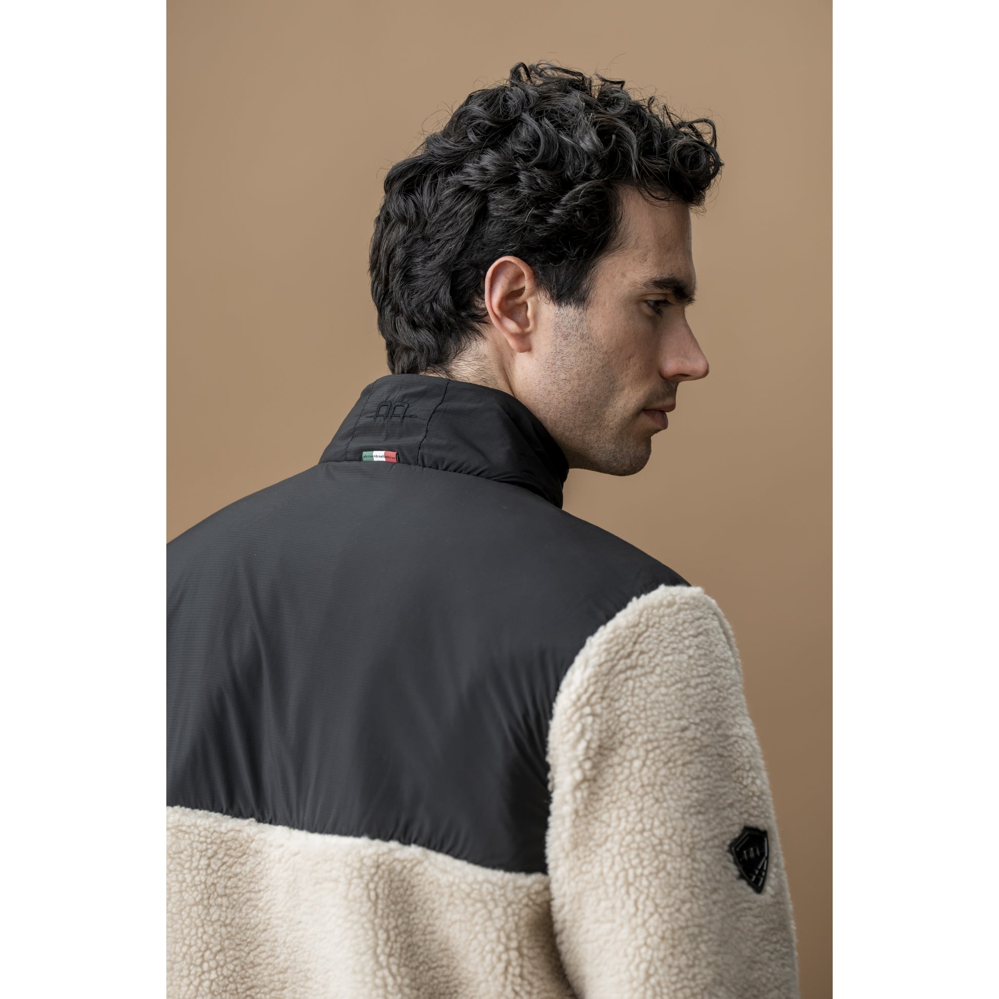AA Mens Lorenzo Half Zip Borg Fleece