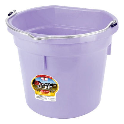 Little Giant DuraFlex Plastic Flat Back Bucket