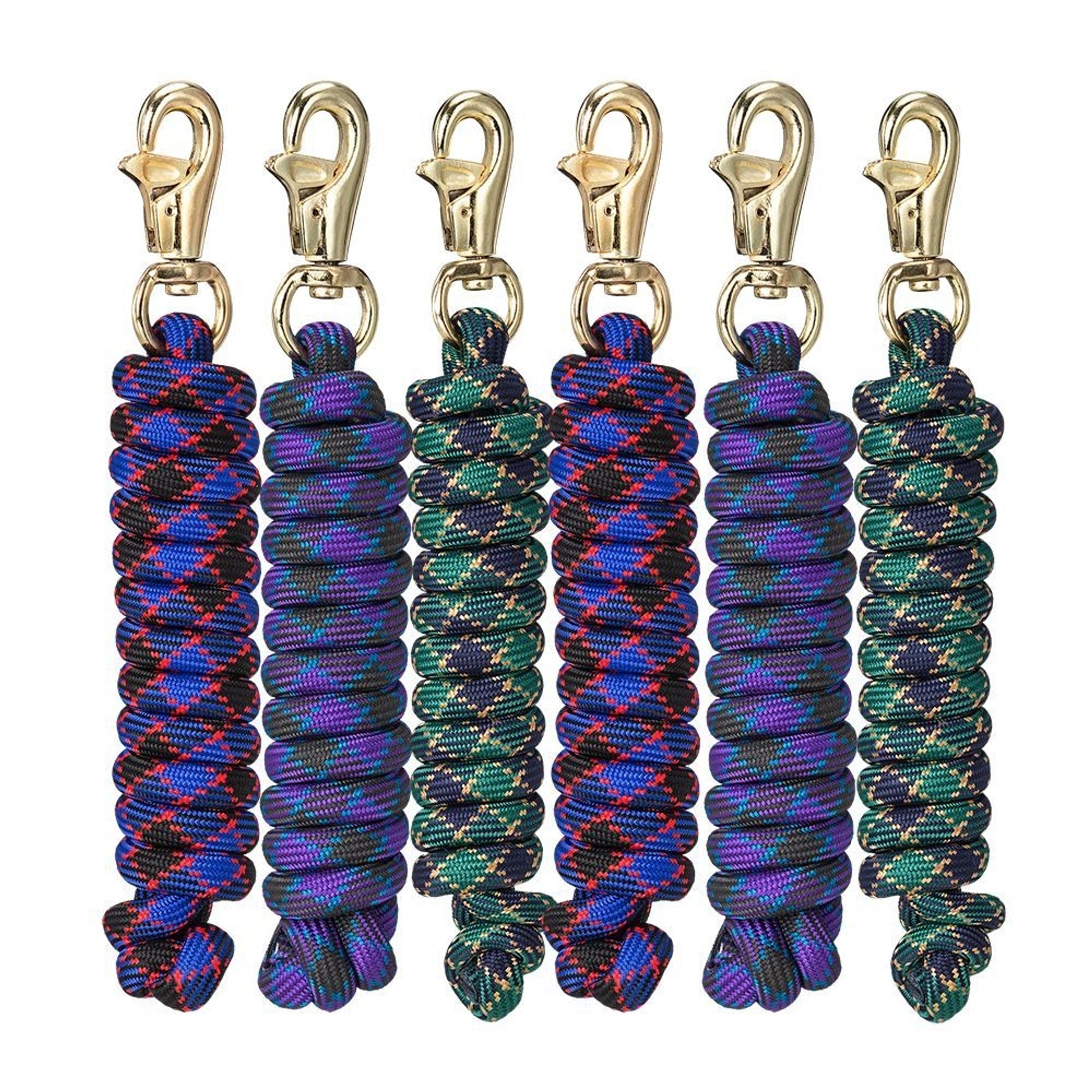Tough1 Premium Poly Woven Lead with Triggerbull Snap - 6 Pack