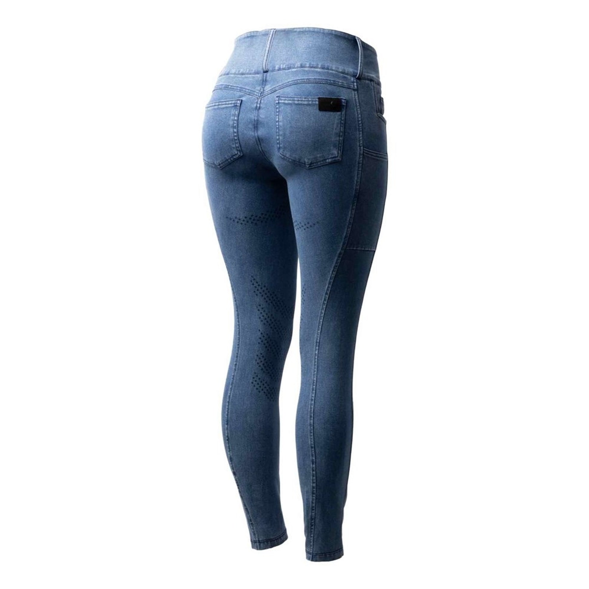 Horze Carolyn Ladies Denim Full Seat Breeches