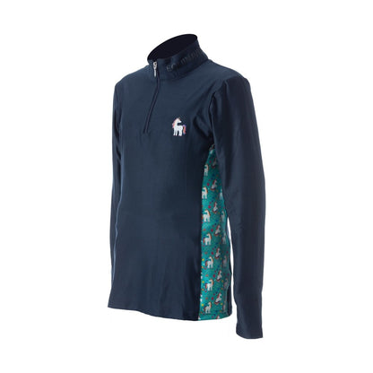 Equinavia Lena Kids Long Sleeve Quarter Zip Shirt