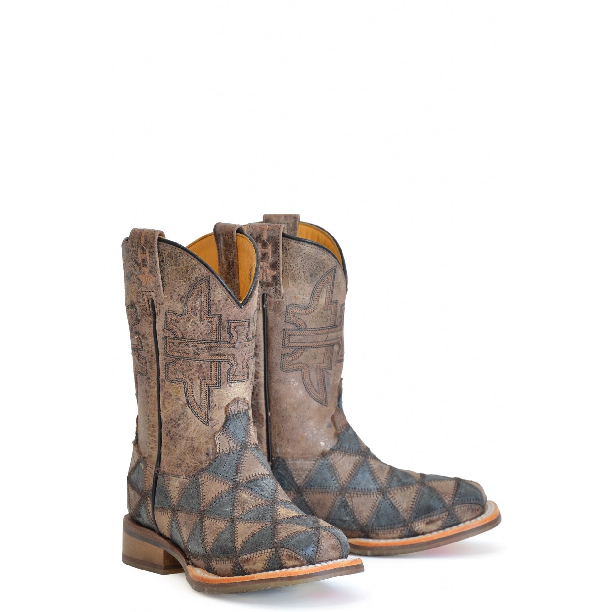 Tin Haul Little Kids Triangulum Square Toe Boots
