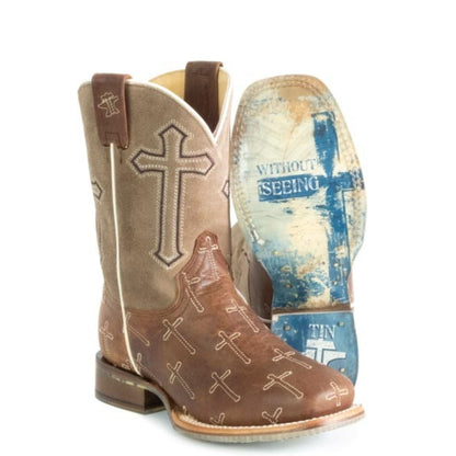 Tin Haul Little Kids Holy Son Square Toe Boots