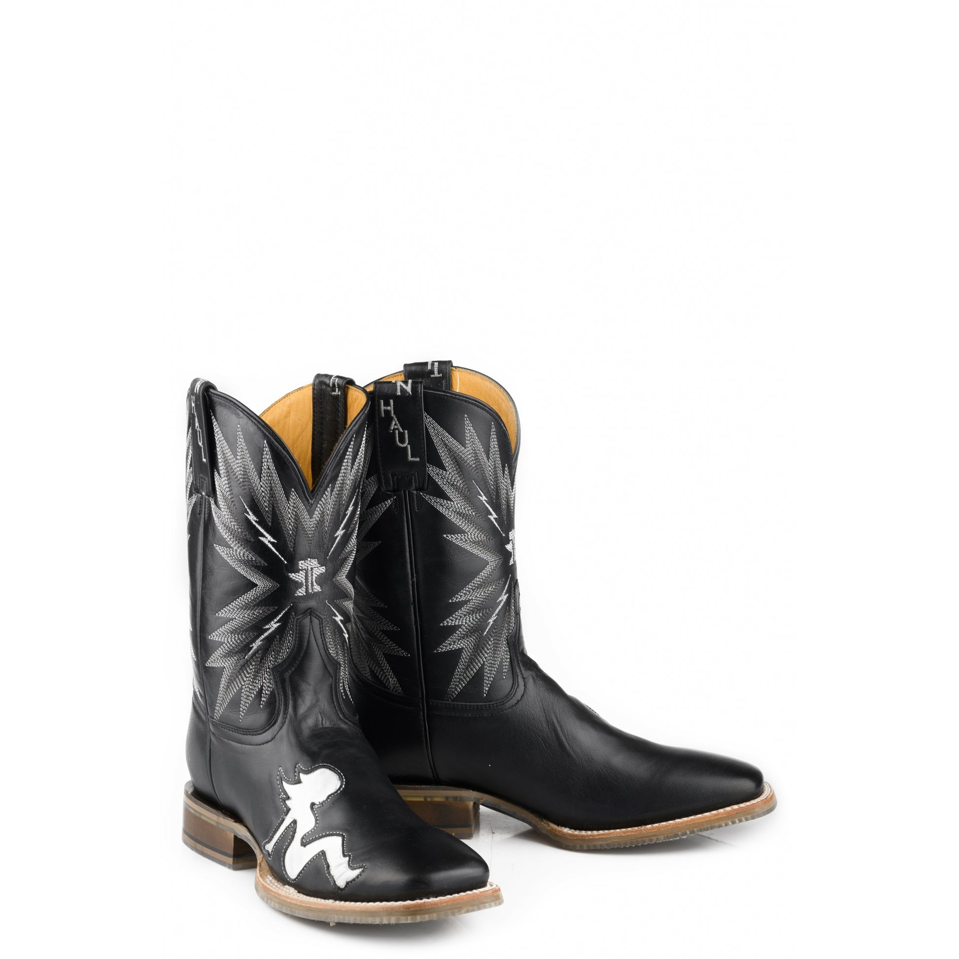 Tin Haul Mens Keep On Truckin Square Toe Boots