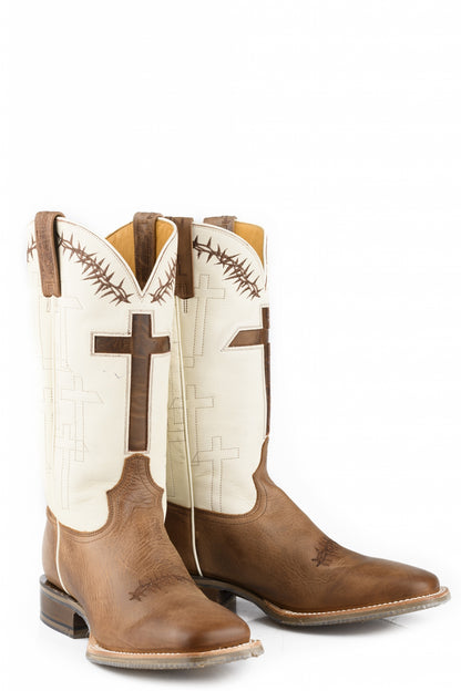 Tin Haul Mens Show Of Faith Square Toe Boots