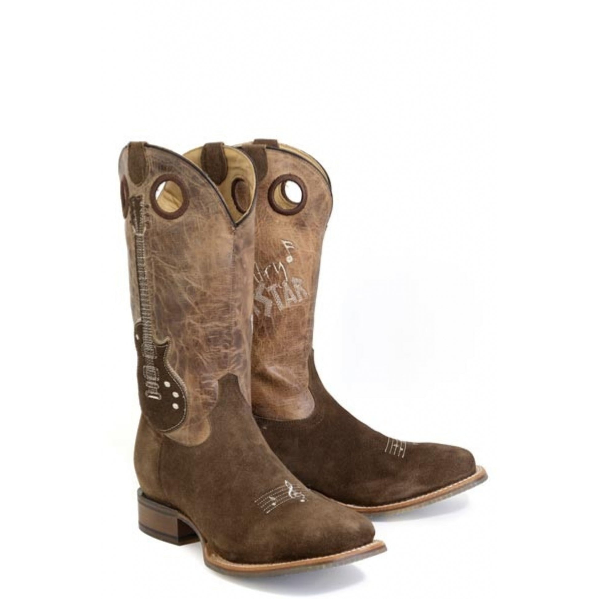 Tin Haul Mens Hat and Soul Square Toe Boots