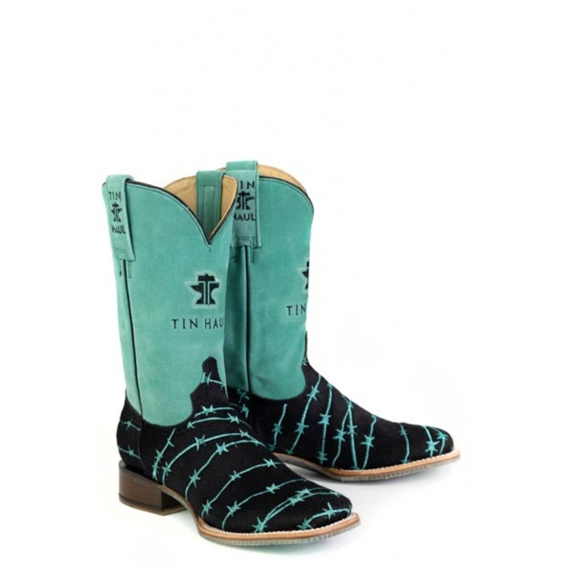 Tin Haul Ladies Barbwire Belle Square Toe Boots