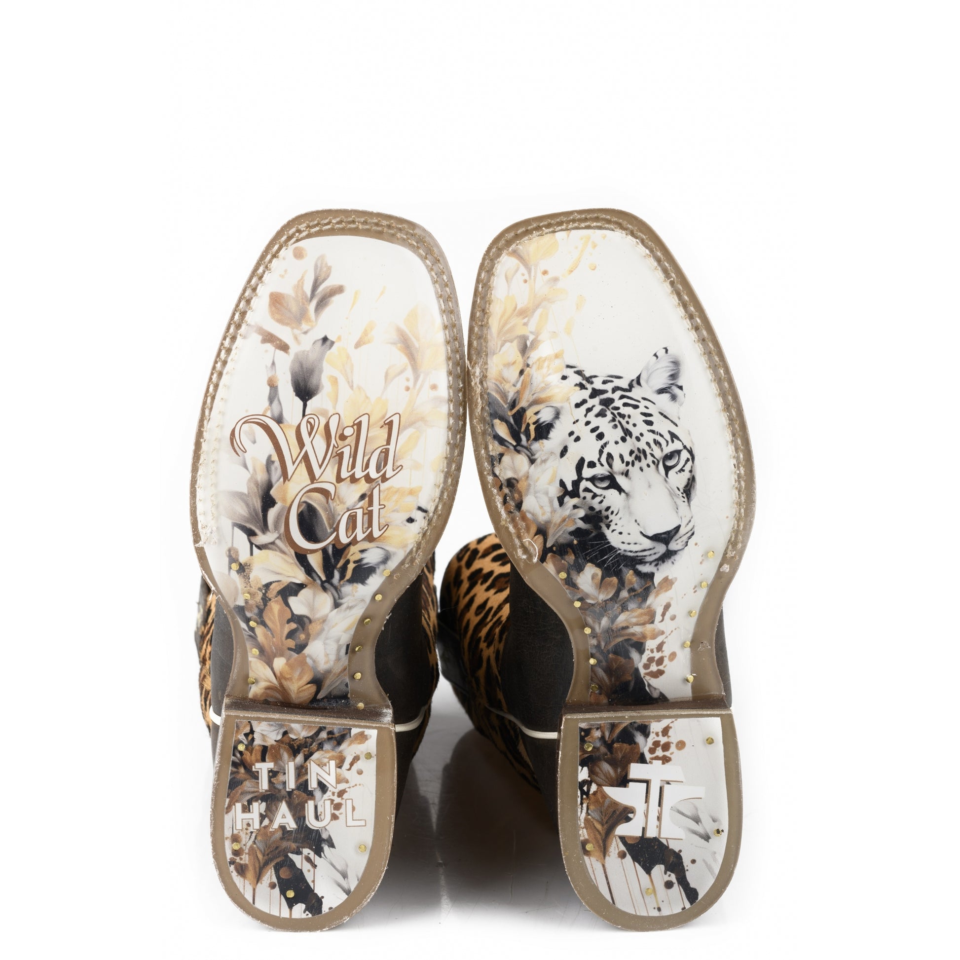 Tin Haul Ladies Wild Cat Square Toe Boots