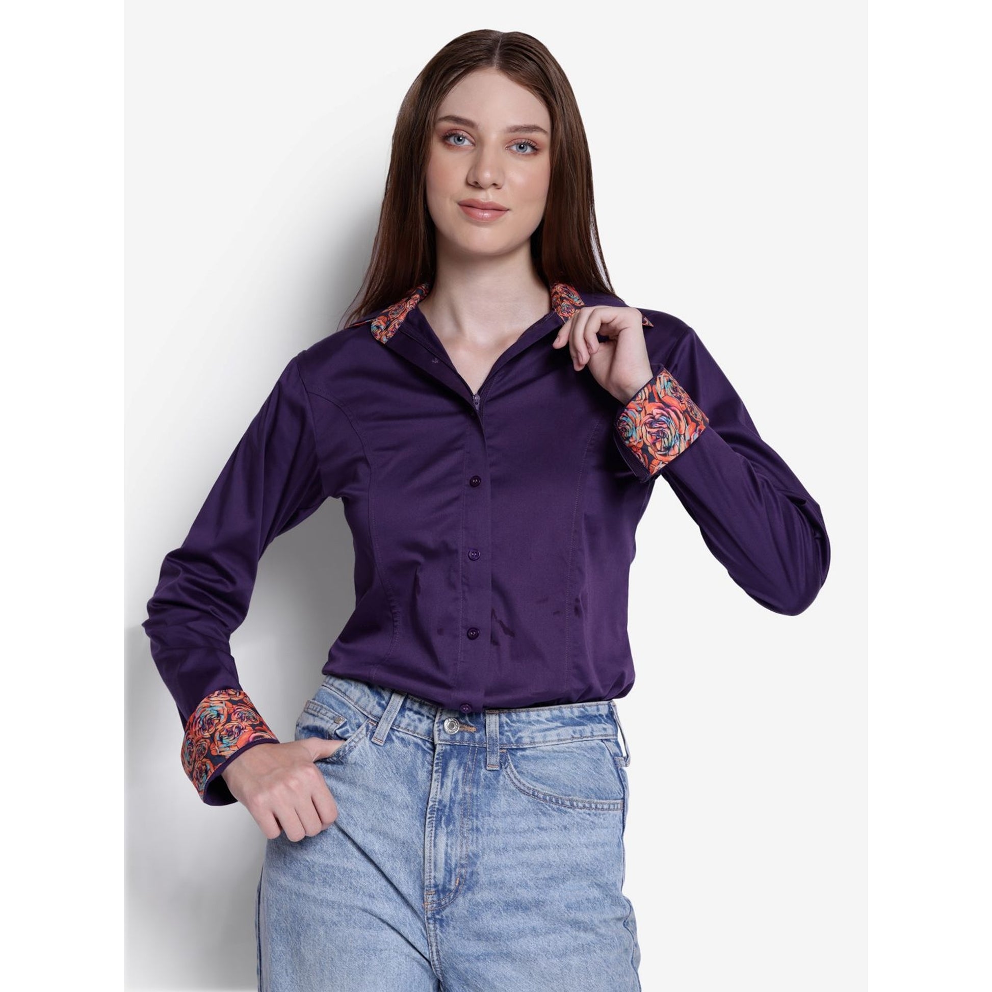 TuffRider Ladies ADEY Double Collar Shirt