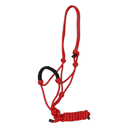 TuffRider Rugged Rope Halter Braided Noseband with Matching 6' Lead
