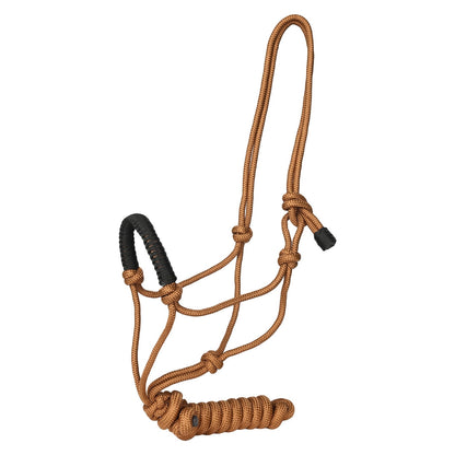 TuffRider Rugged Rope Halter Braided Noseband with Matching 6' Lead