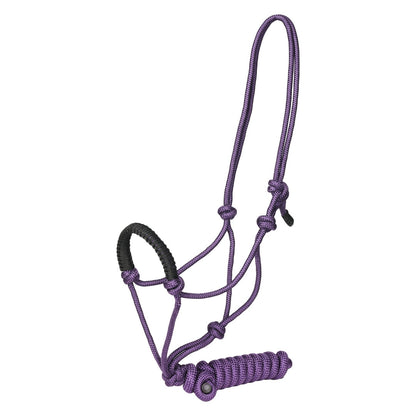 TuffRider Rugged Rope Halter Braided Noseband with Matching 6' Lead