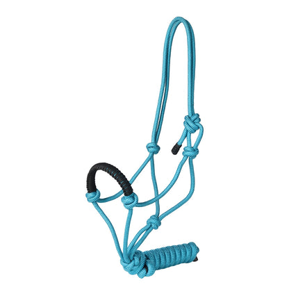 TuffRider Rugged Rope Halter Braided Noseband with Matching 6' Lead
