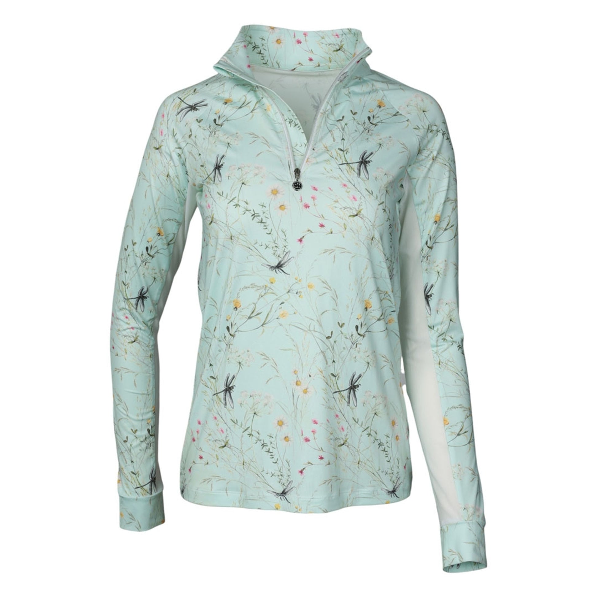 Dapplebay Kids Dragonfly Meadow 1/4 Zip Long Sleeve Top