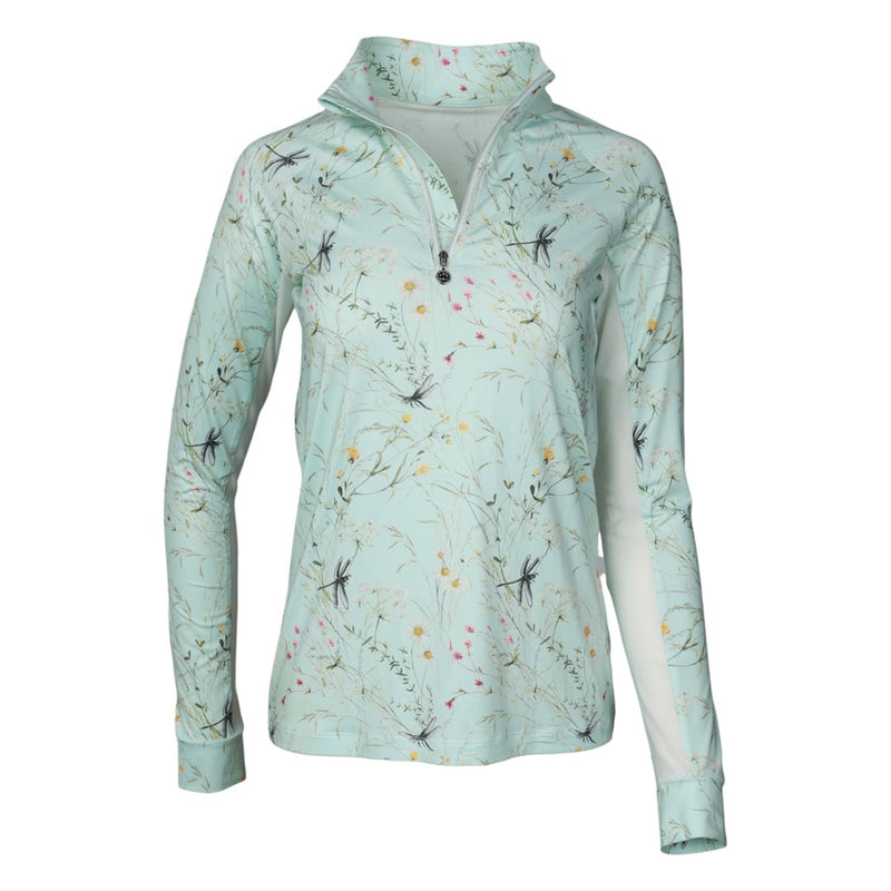 Dapplebay Kids Dragonfly Meadow 1/4 Zip Long Sleeve Top