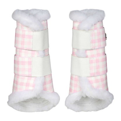 Dapplebay Gingham Brush Boots