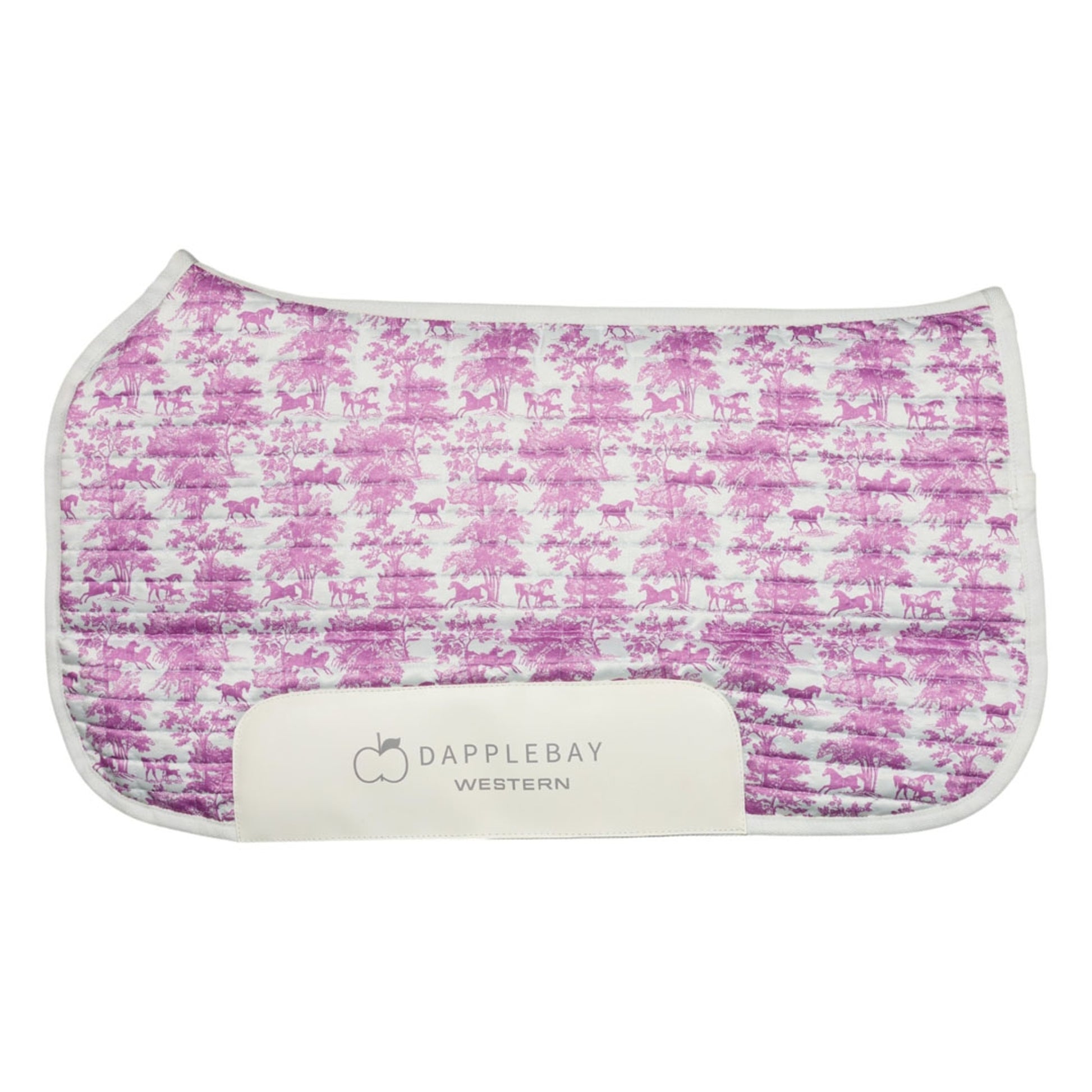 Dapplebay Equestrian Toile Western Saddle Pad