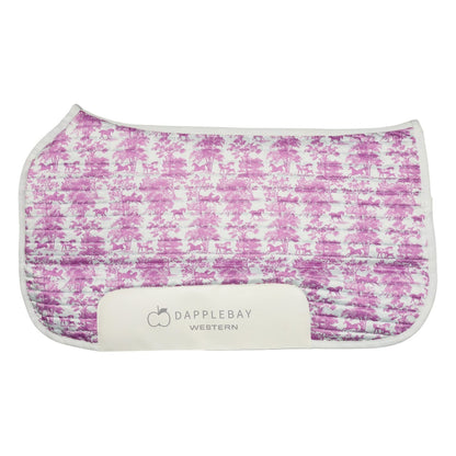 Dapplebay Equestrian Toile Western Saddle Pad