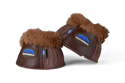 Weatherbeeta Tough-Tec Prime Fleece Trim Rubber Bell Boots