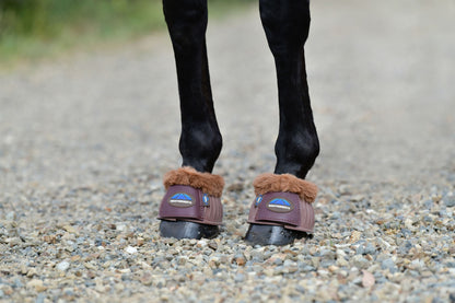 Weatherbeeta Tough-Tec Prime Fleece Trim Rubber Bell Boots