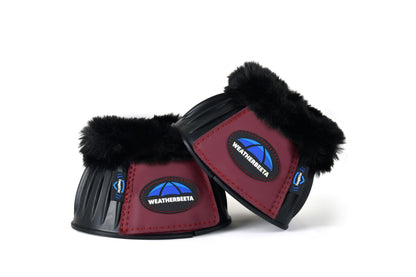 Weatherbeeta Tough-Tec Prime Fleece Trim Rubber Bell Boots