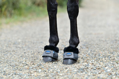 Weatherbeeta Tough-Tec Prime Fleece Trim Rubber Bell Boots