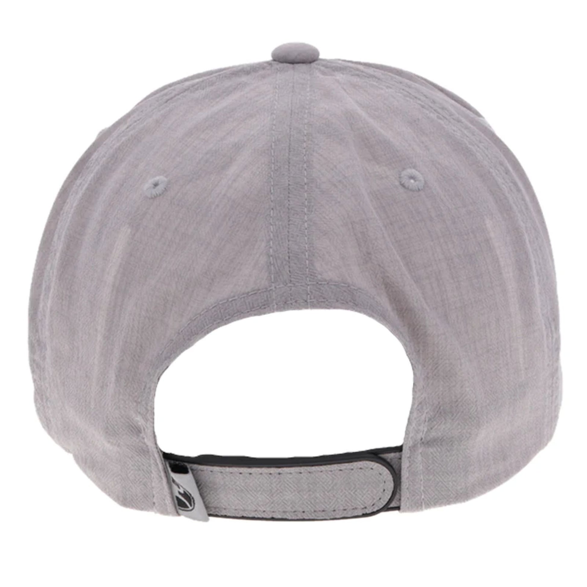 Wild Ride Heather Grey 5-Panel Trucker with Red / Black Hooey Embroidery Logo