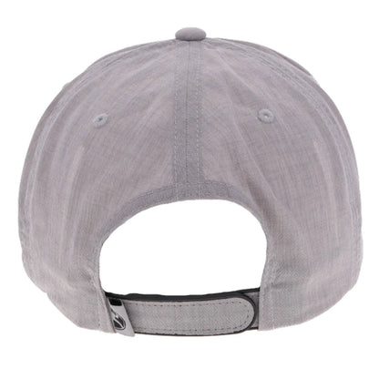 Wild Ride Heather Grey 5-Panel Trucker with Red / Black Hooey Embroidery Logo