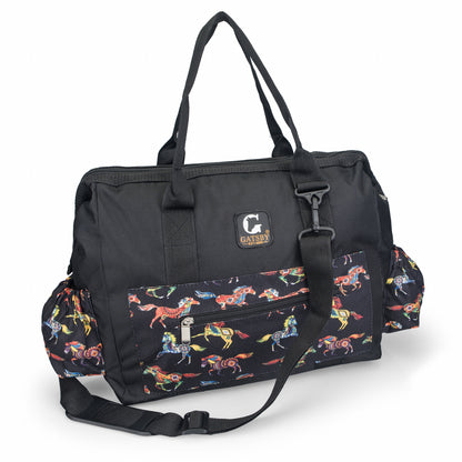 Gatsby Print Nylon Grooming Tote