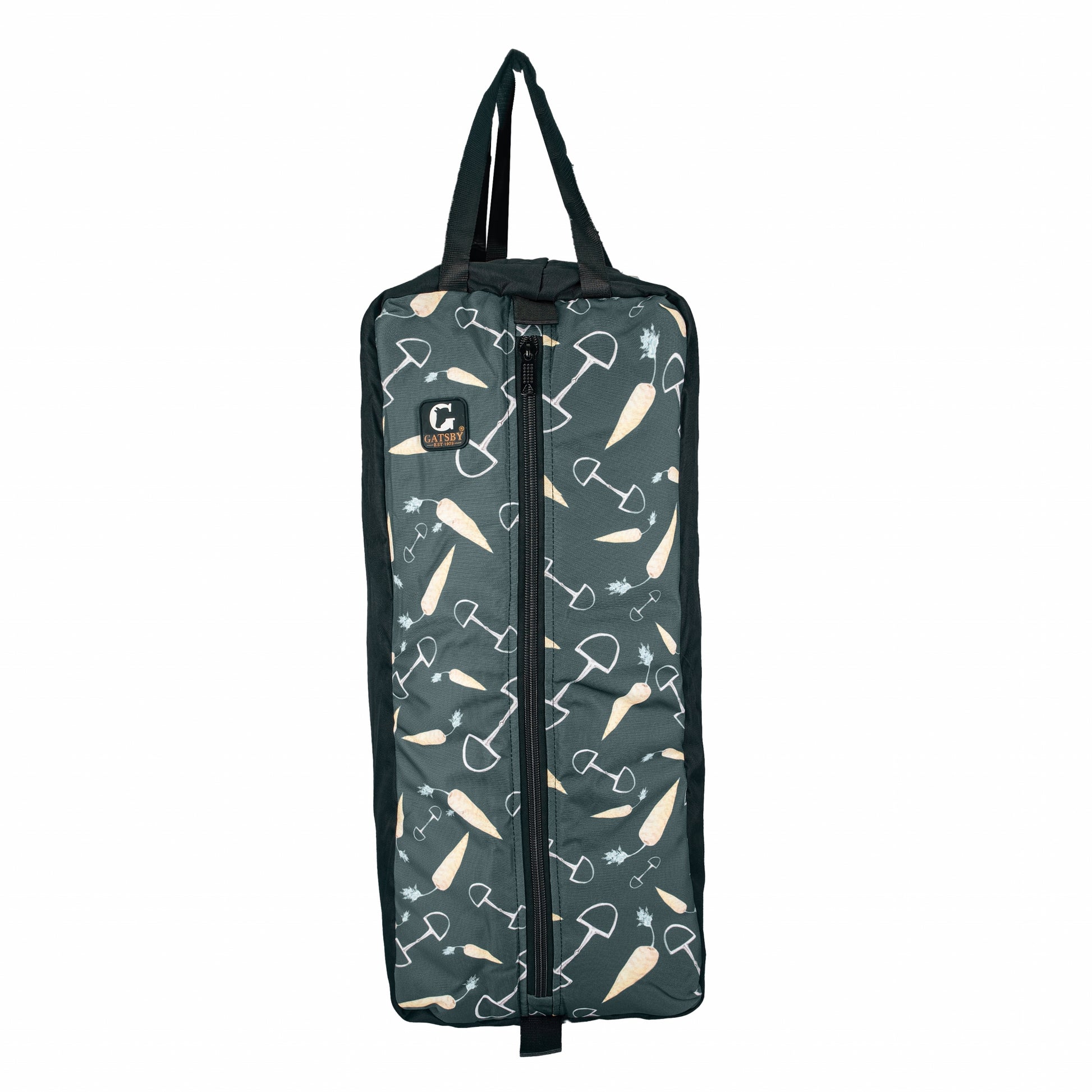 Gatsby Print Nylon Padded Bridle Halter Bag
