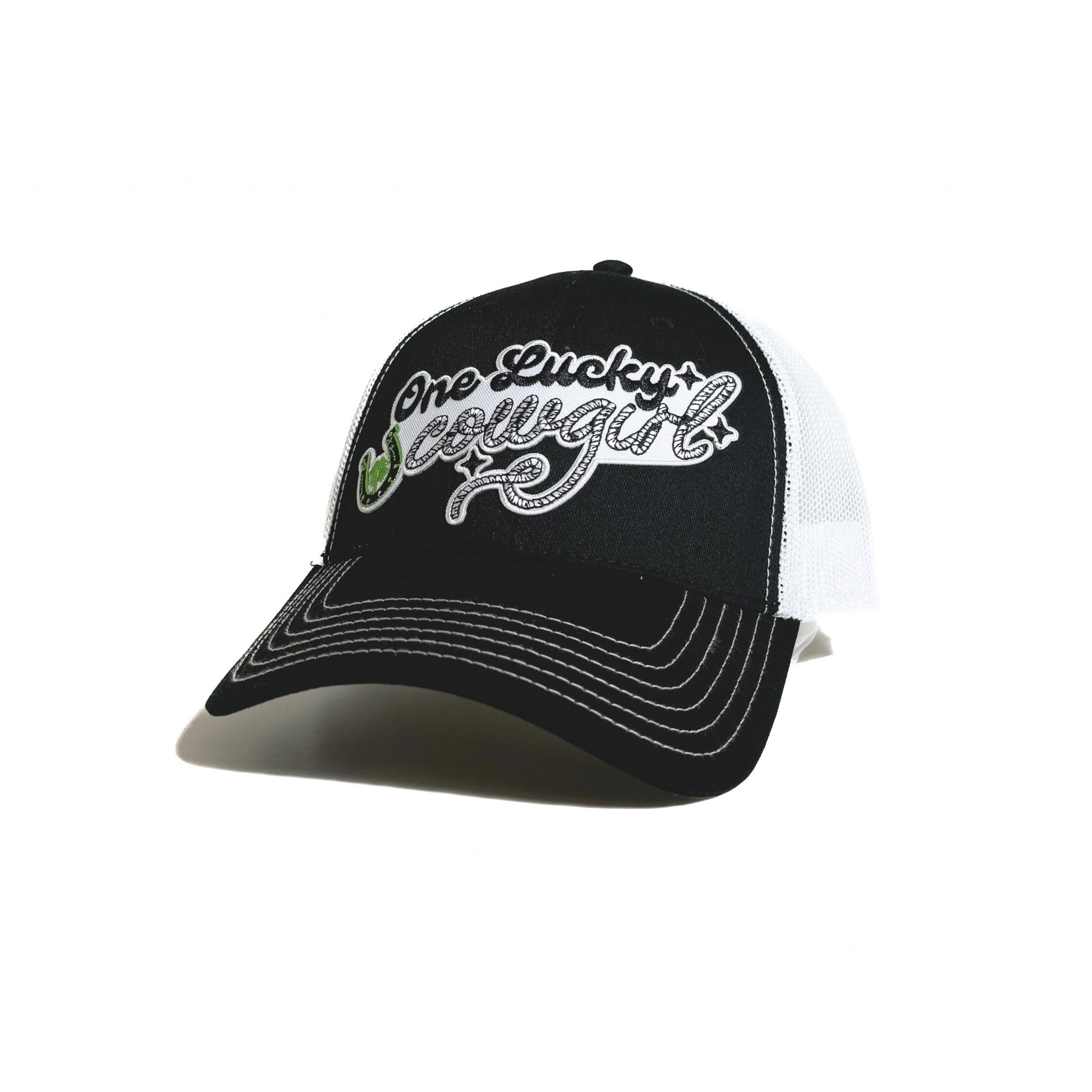 Lucky Chuck One Lucky Cowgirl Trucker Hat