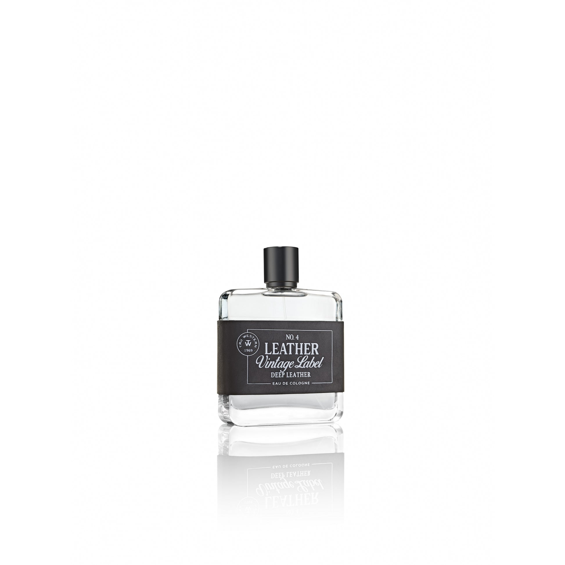 No. 4 Leather Vintage Label Deep Leather