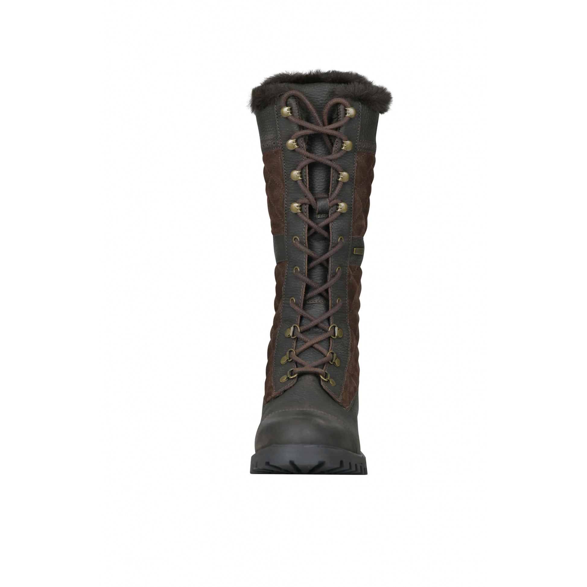 DUBLIN YUKON QUILT BOOTS CHOCOLATE BROWN LADIES 6.5