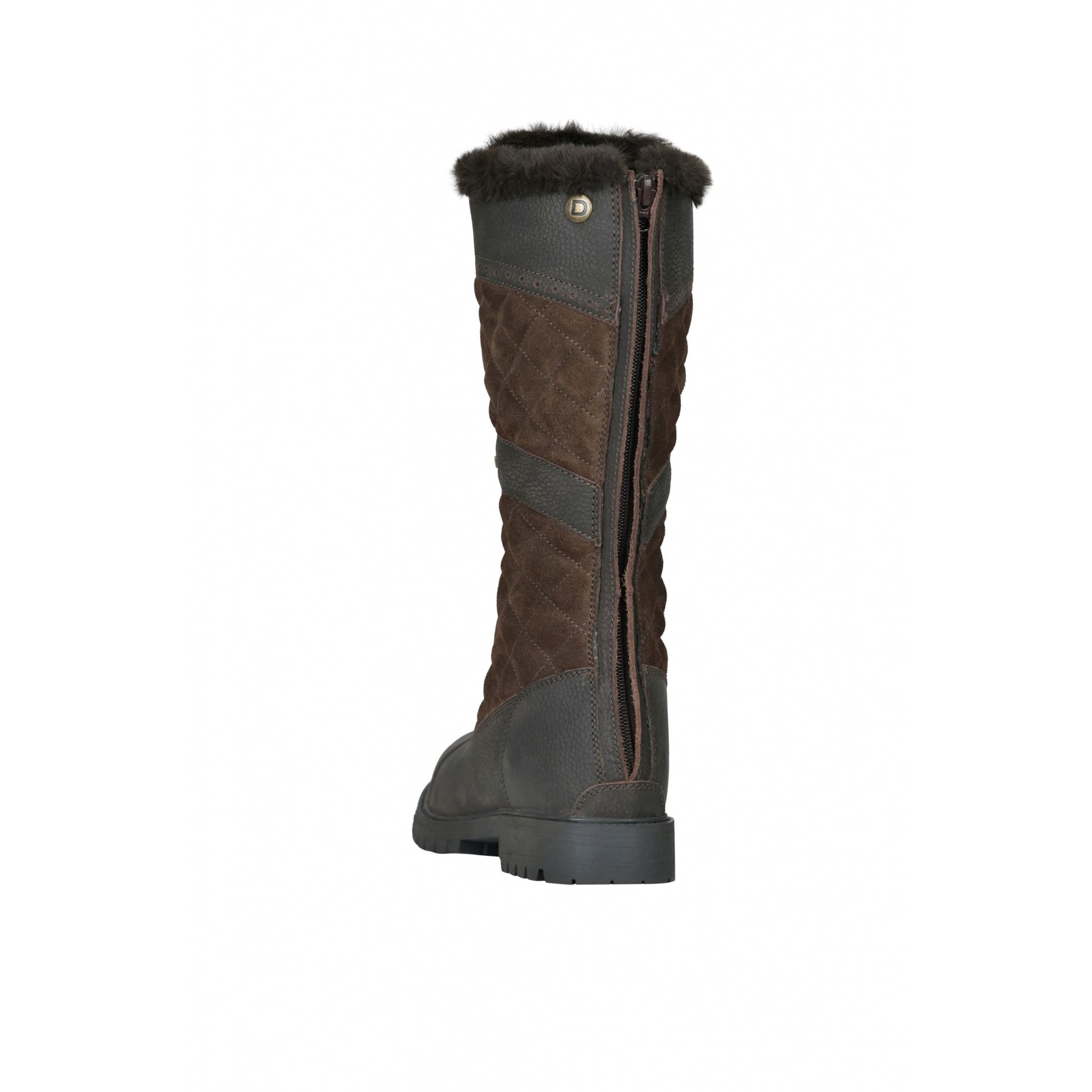 DUBLIN YUKON QUILT BOOTS CHOCOLATE BROWN LADIES 6.5