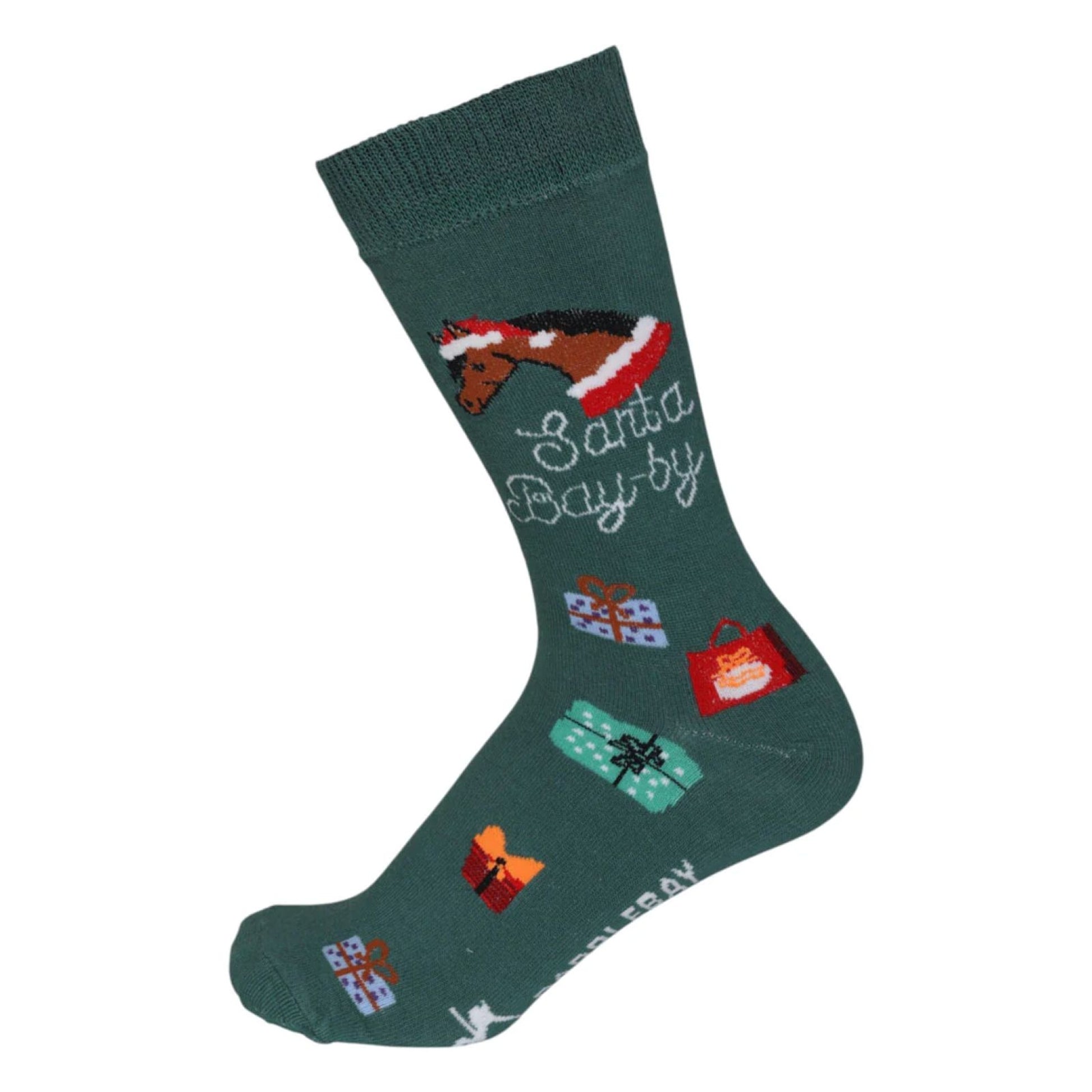 Dapplebay Santa Bay-by Knit Crew Socks