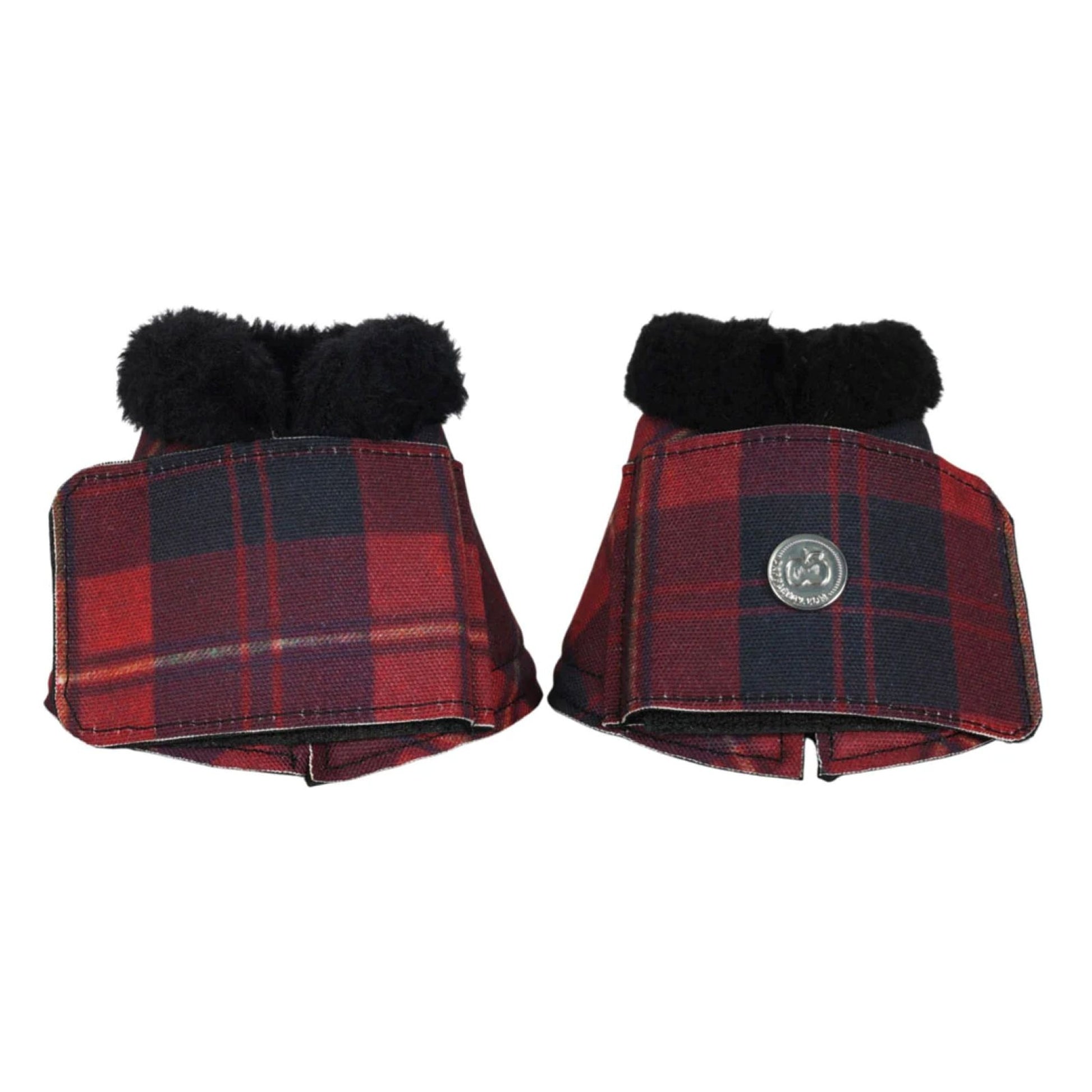 Dapplebay Holiday Plaid Bell Boots